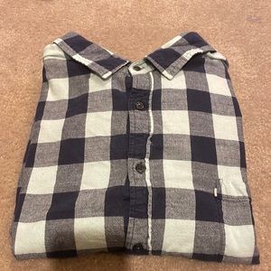 5XLTGoodfellow Navy and Seafoam green flannel